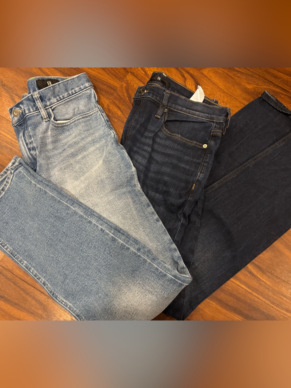 Lot of 2 Men's Banana Republic Lux Traveler  Denim Jeans 34 x 34